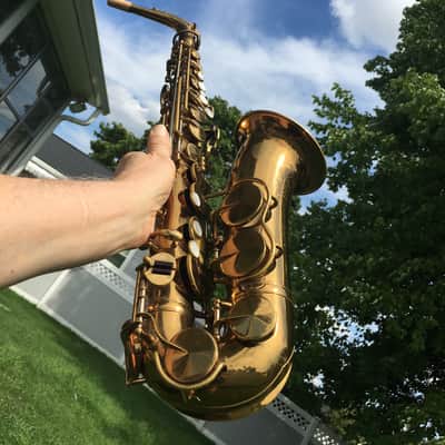EXCELLENT KING 1945 ZEPHYR  SN2738XX ALTO SAXOPHONE ORIGINAL LAC. 3 RINGS TECH SERVICED READY TO PLAY DOUBLE SOCKET NECK SN MATCH KING CASE imagen 3