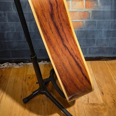 Antonio Tsai Dreadnought Acoustic Natural STUNNING Rose & Hummingbird Inlays image 7