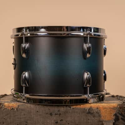 Gretsch Renown 8x12 Satin Antique Blue Burst Tom image 2
