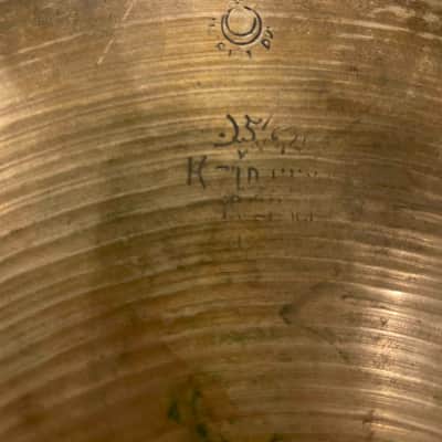 Zildjian 13" K. Zildjian Intermediate Stamp Hi-Hat Cymbals (Pair) 1959 - 1966 - Traditional image 6