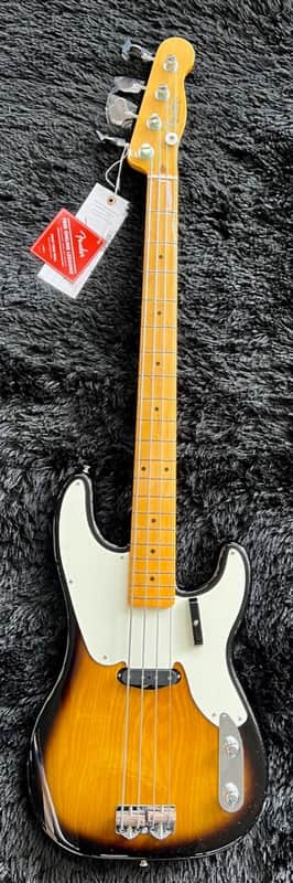 Mint Fender American Vintage II 1954 Precision Bass, 2-Color Sunburst w/Case image 1