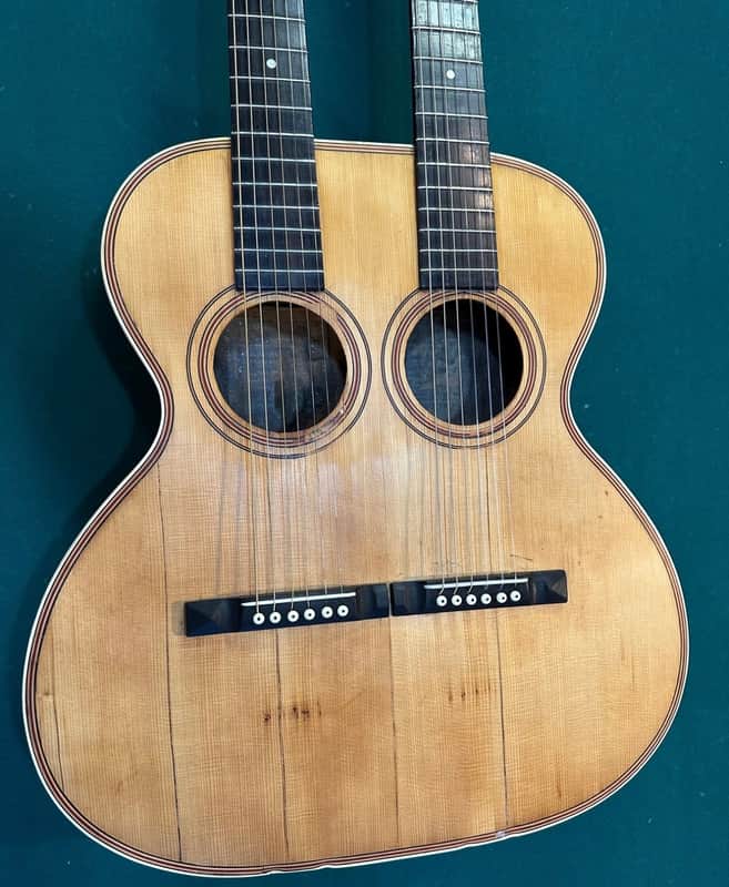 Louis Sutz Double Neck 1920 - Brazilian Rosewood image 1