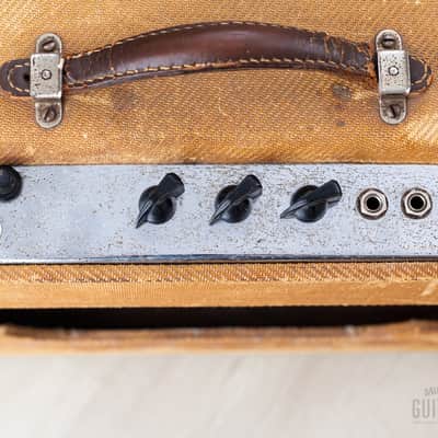 1949 Fender Deluxe Tweed TV Front Vintage Tube Amp image 4