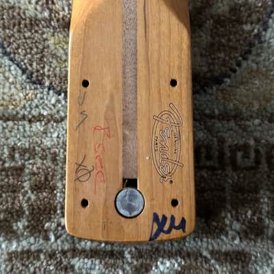 Fender Roasted Maple Strat Neck, 22 Jumbo Frets, 12", Pau Ferro, Flat Oval Shape image 8