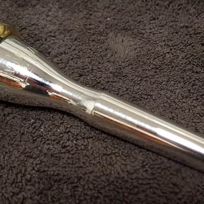 KING 7M trumpet mouthpiece, 24K gold plated, PRISTINE! image 5