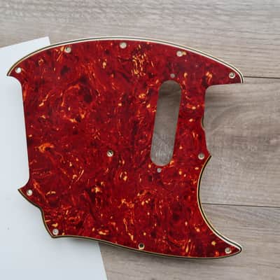 64  - 71 Fender Musicmaster guitar  Pickguard tortoise 60's MM Vintage USA RI image 2