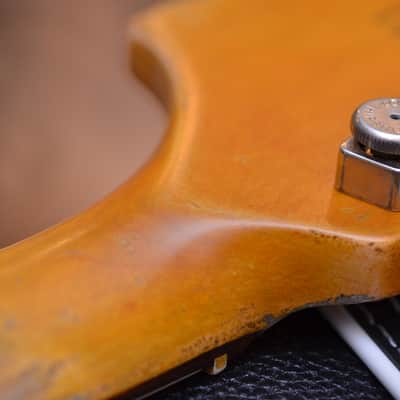 Fender Stratocaster Relic 2019 Custom Red Sparkle Lollar Blondes image 10
