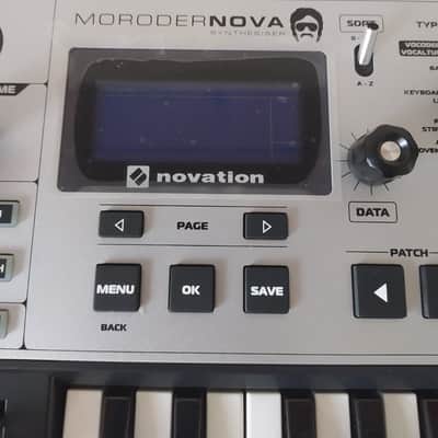 Novation Morodernova 37-Key 18-Voice Synthesizer 2015 - Silver / Black image 2