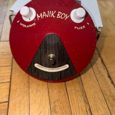Jimmy C Custom Fuzz Fuzz Face BC108 2025 - Red with white knobs image 1