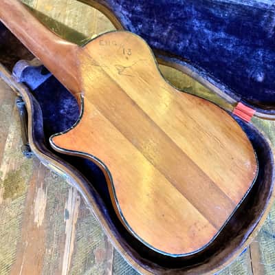 Magnatone Mark III electric guitar c 1950’s Mahogany original vintage USA bigsby lifton stone cali girl case image 10