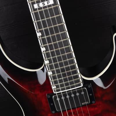 ESP E-II Horizon NT-II STBCSB - See Thru Black Cherry Sunburst image 22