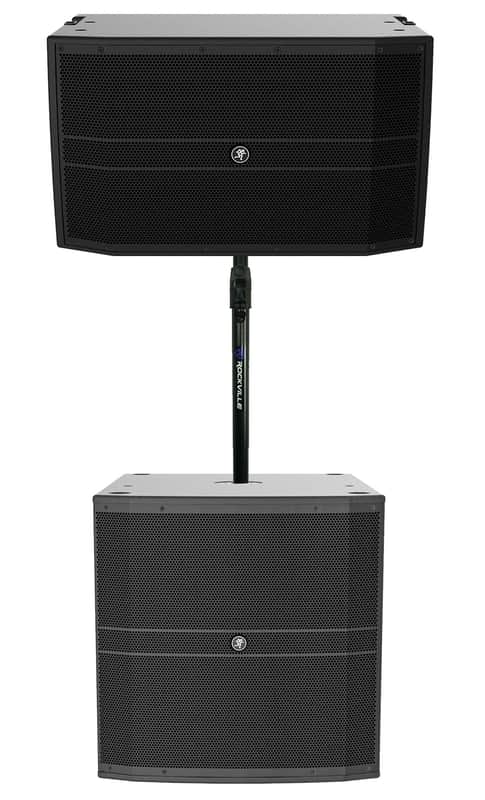 Mackie DRM12A-P 2000w 12" DJ PA Speaker+18" Passive Subwoofer+Air Assist Mount image 1