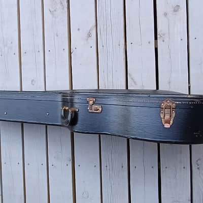 1960s Dreadnought Jumbo Acoustic Case Black / Purple Victoria Lifton image 6