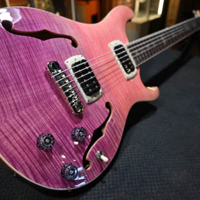 PRS SE Ed Sheeran Hollowbody I Piezo Baritone - Pink Ombre #3328 image 3
