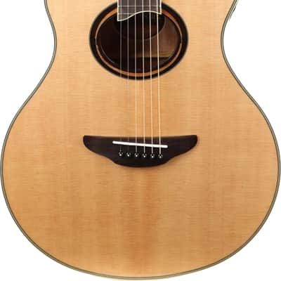 Yamaha APX700II Left-Handed Thinline Acoustic-Electric Guitar, Solid Spruce Top image 2