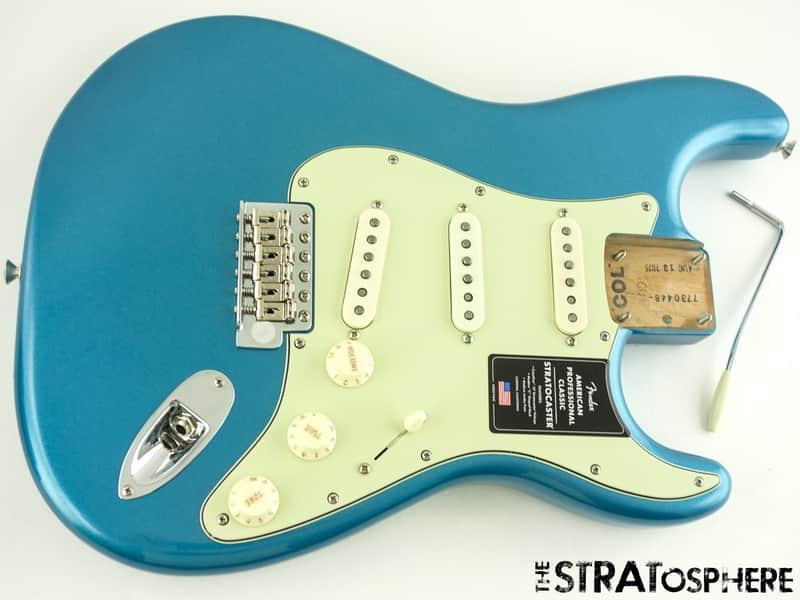 Fender American Professional Classic Strat LOADED BODY Faded Lake Placid Blue image 1