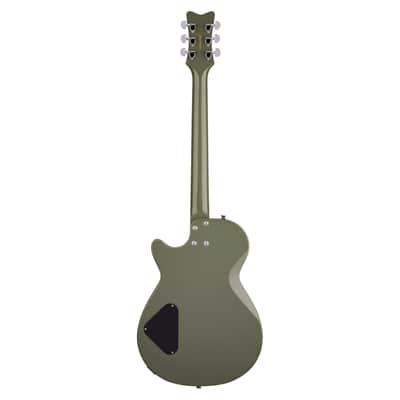 Used Gretsch Streamliner Jet Club 1 Pickup Electric Guitar - Olive Drab image 8