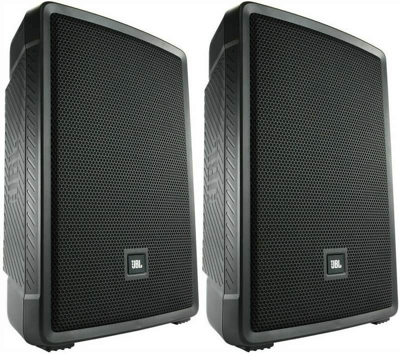 2x JBL IRX112-BT Powered 12-inch Portable PA, DJ, Bluetooth Active Speaker 1300W image 1