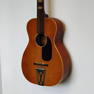 Harmony H927 "Stella" Parlor Tailpiece Guitar - 1960s - Natural - AS-IS image 5