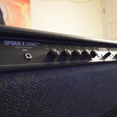Line 6 Spider V 240HC MkII 240-Watt Digital Modeling Guitar Amp Head 2019 - 2021 - Black image 2