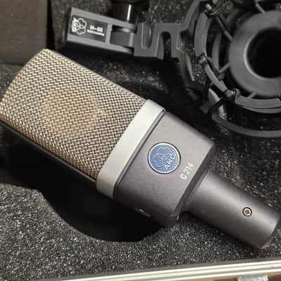 AKG C214 Large Diaphragm Cardioid Condenser Microphone 2010s - Black image 4