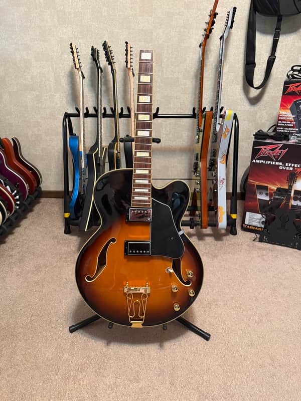 Ibanez AF75-BS Artcore with Rosewood Fretboard 2002 - 2018 - Brown Sunburst (DYI project) image 1