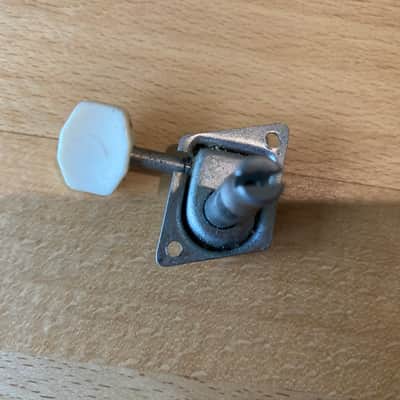 Fender Guitar Tuners CBS Era White Button Tuner Pegs Mustang Coronado Duo Sonic 60s 70s image 12