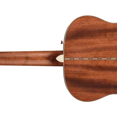 Fender Paramount PO-220E Orchestra, All Mahogany, Ovangkol Fingerboard, Aged Cognac Burst image 5