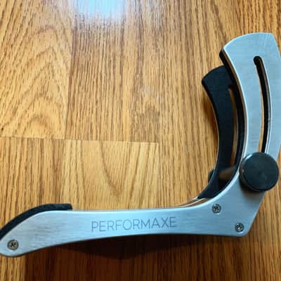 Performaxe Electric Guitar Leg Rest - Brushed Aluminum. Excellent condition! image 1