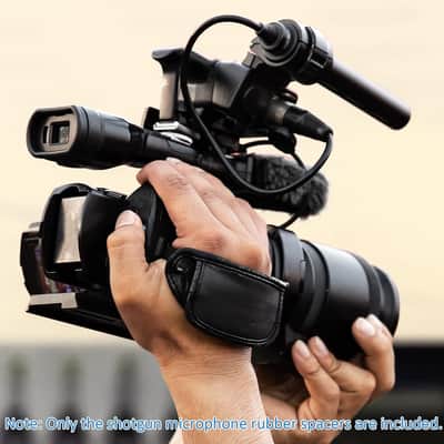 6 Pcs Microphone Shock Mount Rubber Spacer Tube Microphone Sleeve Washer Compatible With Sony Camcorder Rode Ntg, Sennheiser Mkh Shotgun Mic Fx3,Fs7,Fx6,Fx8,Fx9,Nx80,Fs5 image 6