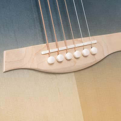 Parkwood P880 Nocturne Trans Ocean Natural Gradation Maple Fretboard Acoustic Guitar image 4
