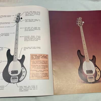 Vintage Music Man Catalog Amplifiers Basses Guitars image 5