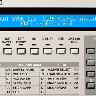 PRO SERVICED - Akai S950 MIDI Digital Sampler - Fully Loaded w/ Max RAM (2.25 MB), USB Floppy Disk Emulator, New Display, Latest OS — PLUS HUGE Sample Library image 10