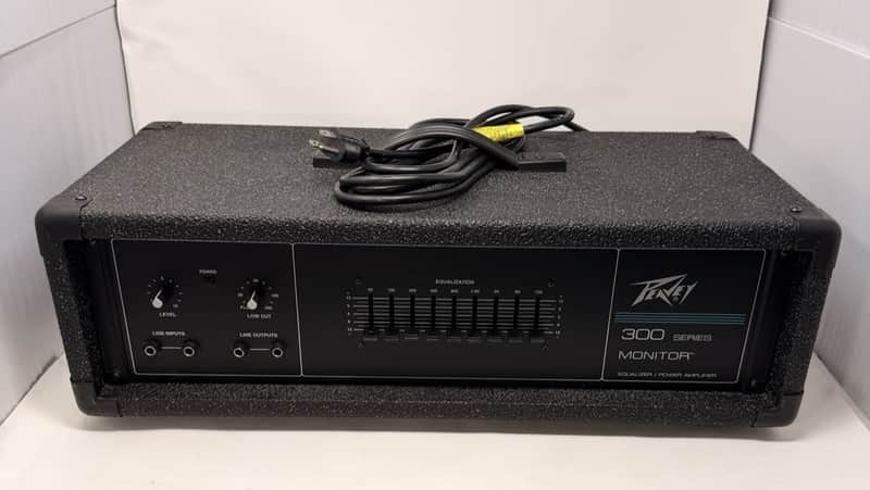 Vintage Peavey 300 Series 300 CH Monitor Equalizer Power Amplifier Pro Audio image 1