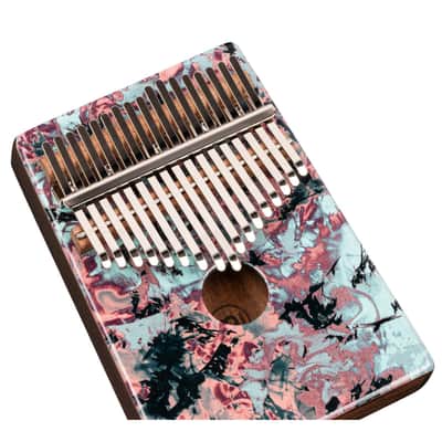Meinl KA17CR Designer Sound Hole Kalimba Coral Reef - Kalimba image 4