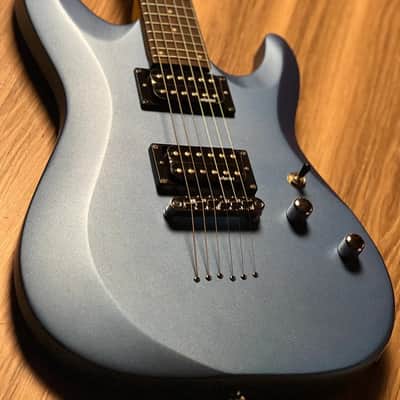 Schecter C-6 Deluxe in Satin Metallic Light Blue image 3