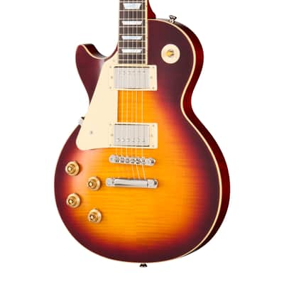 Epiphone 1959 Les Paul Standard Reissue Lefthand Deep Cherry Sunburst - Single Cut Electric Guitar image 3