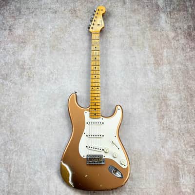 Fender Custom Shop 1956 Stratocaster Relic 2008 - Copper Metallic image 2