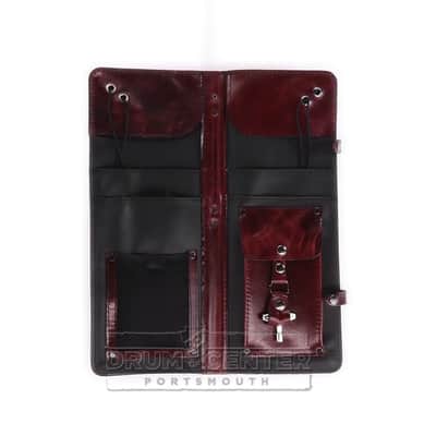 Ahead Burgundy Handmade Leather Stick Case image 3