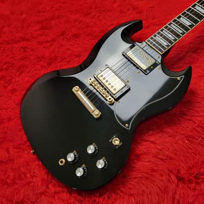 1989 Grandy (Tokai) GSG-60G SG Standard - Black with Gold Hardware - All Original - Made by Tokai in Japan MIJ image 3