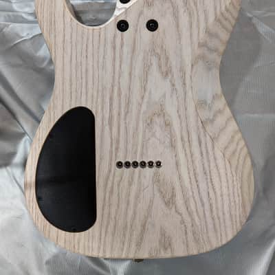 Kiesel Solo - 26.5" Baritone - Select White Wash - MASTERGRADE Flamed Maple Neck & Fretboard - 2022 image 16