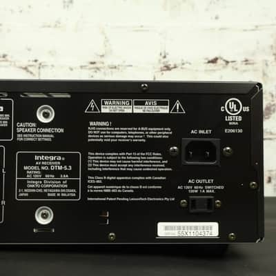 Integra DTM-5.3 2-Channel Stereo Receiver image 10