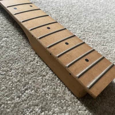 Douglas Roasted Maple Wood 4 String Bass Neck, 20 Frets Fingerboard Fretboard image 6