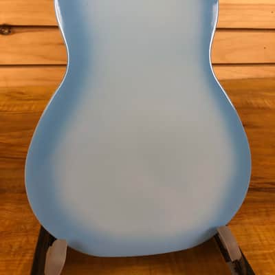 Makala Dolphin Soprano Ukulele with Bag - Light Blue Burst image 9