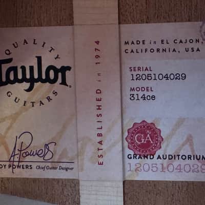 Taylor 314ce Grand Auditorium 2024 - Natural image 8
