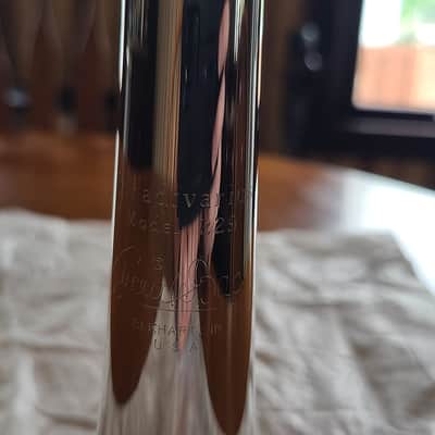 MINT/Unplayed since purchase Bach Stradivarius C Trumpet - Model C180SML229 - Silver Plated - 2002 Elkhart - Professional Grade, Original Case and Accessories image 3