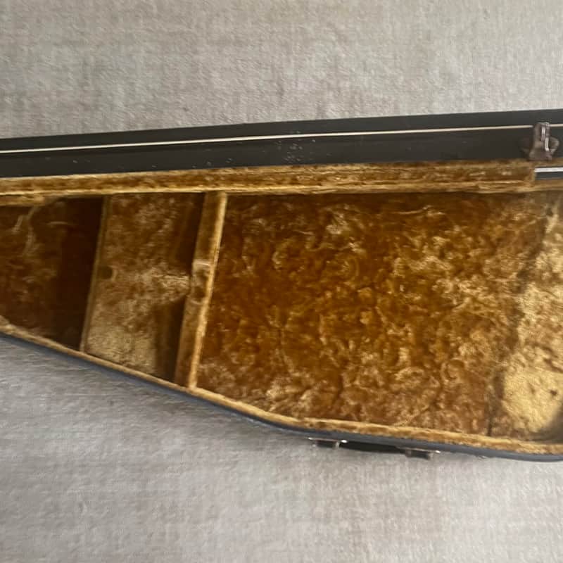 1960 s Vox Hurricane Hardshell Case Gray w Plush Gold Interior