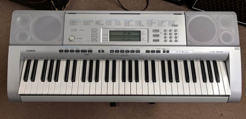 Casio CTK-4000 61-Key Portable Keyboard, 570 Tones, EFX, Lessons