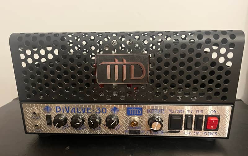 THD BiValve 30 Class-A 30-Watt Tube Guitar Head 2010s - Black and Silver image 1