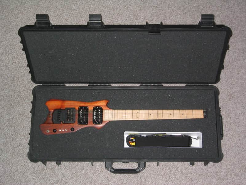 Harrower The Studio JB & Jazz pickups 1999 Natural Wood, Old Growth Honduras Mahoghany, Hard Rock Ma image 1